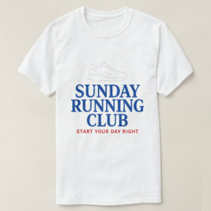 Camiseta Clube de Corrida Motivacional de Domingo