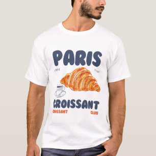 Camiseta Clube de croissant de Paris