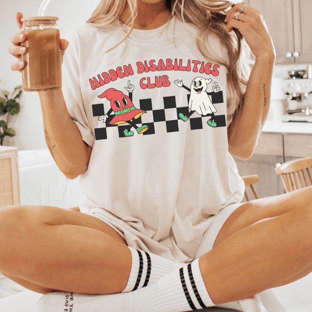 Camiseta Clube de Deficiências Ocultas | Sensibilização par (Criador carregado)