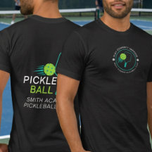 Clube de Esportes de Pickleball Verde Preto Simple