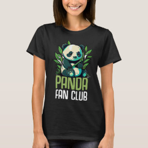 Camiseta Clube de Fã de Panda Panda Zoológico Crianças Meni