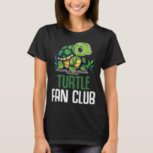 Camiseta Clube de Fã de Tartaruga Tortoise Zoo  Crianças Me