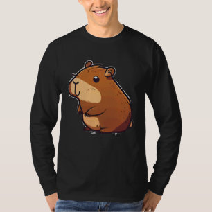 Camiseta Clube de Fãs de Capivara e Crianças de Capivara Fo