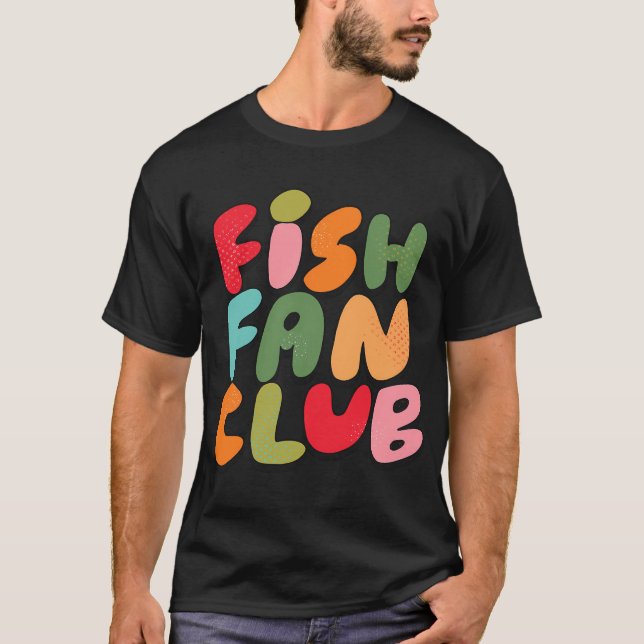 Camiseta Clube de Fãs de Peixes (Versão A) (Frente)