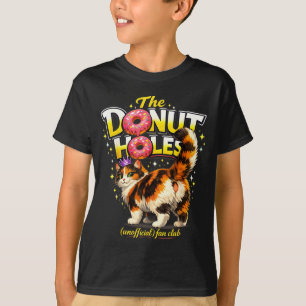 Camiseta Clube de Fãs de The Donut Holes Meme de Gato Engra