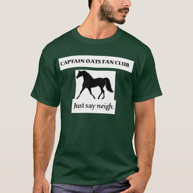 Camiseta Clube de fãs do capitão Aveia (Frente)