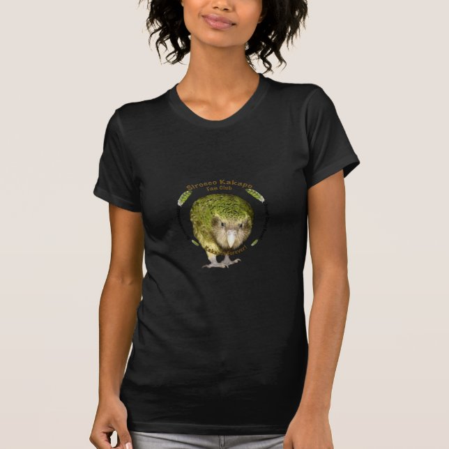 Camiseta Clube de fãs do Kakapo do siroco (Frente)