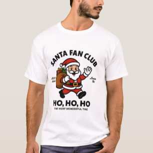 Camiseta Clube de Fãs do Papai Noel – “Ho, Ho, Ho” Natal An
