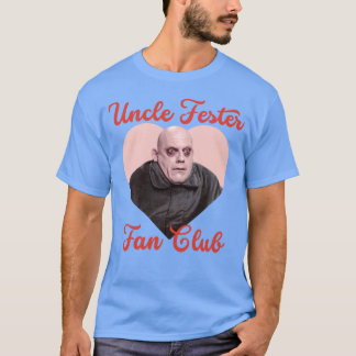 Camiseta Clube de Fãs do Tio Fester amigos vintage