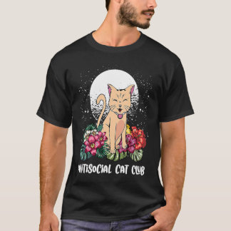 Camiseta Clube de Gatos Antissociais Gato Introvertido Gati