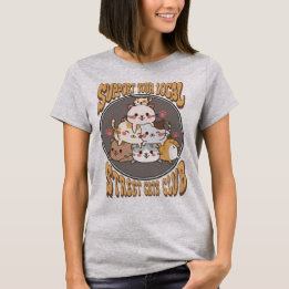 Camiseta Clube de gatos de rua