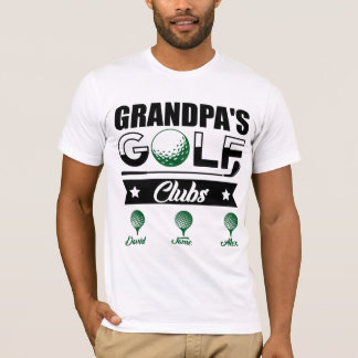 Camiseta Clube de golfe personalizado do avô