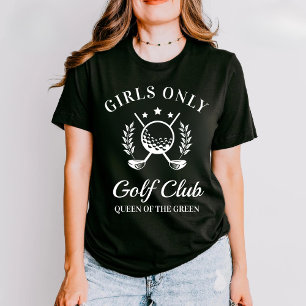 Camiseta Clube de Golfe Somente para Meninas Presente do Di