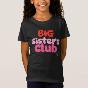 Camiseta Clube de irmã convidada, design para novas irmãs m