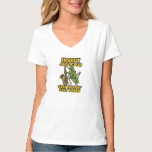 Camiseta Clube de Jazz de Insetos ADOM Gafanhoto
