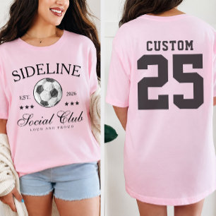 Camiseta Clube de Lateral da Mãe de Futebol, Dia de Jogo da