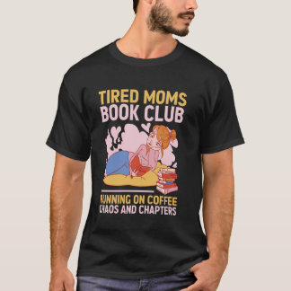 Camiseta Clube de Leitura de Mães Cansadas Café Caos Capítu