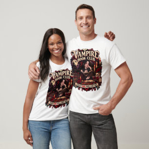 Camiseta Clube de Leitura de Vampiros Leitor de Romance Som