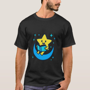 Camiseta Clube de Leitura Galáctica Estrela na Lua Crescent