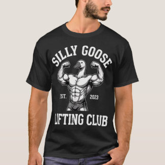 Camiseta Clube de Levantamento de Ganso Bobo Treino de Acad