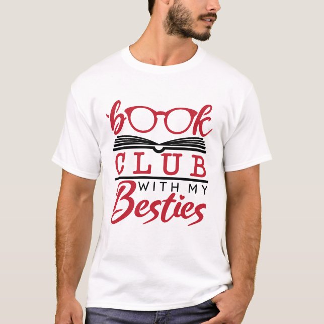 Camiseta Clube de Livro com Minhas Besties (Frente)