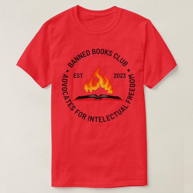 Camiseta Clube de Livros Banidos 28 (Frente do Design)