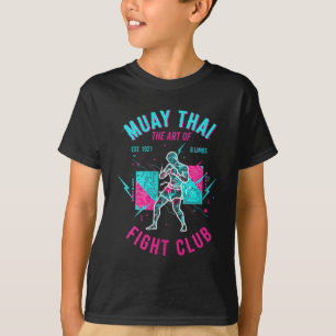 Camiseta Clube de Luta Cibernética da Arte Muay Thai de 8 M