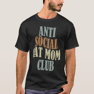 Camiseta Clube de Mãe de Gato Anti Social 4