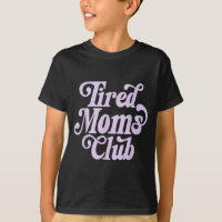 Clube de mães cansadas estética retrô groovy vinta