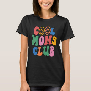 Camiseta Clube de Mães Legais Mães da Moda Mãe Retrô Fofa