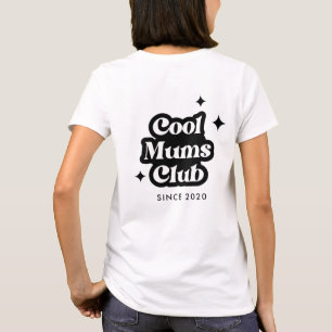 Camiseta Clube de mães Legal moderno Retro Vintage Groovy