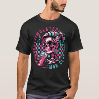 Camiseta Clube de Mães Superestimuladas Esqueleto Saúde Men