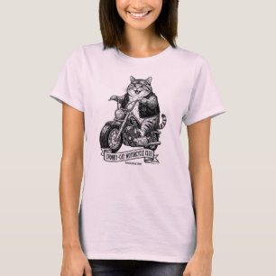 Camiseta Clube de Motociclismo Chonky-Cat