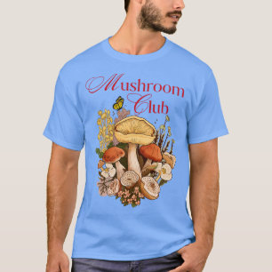 Camiseta Clube de Mushroom do núcleo de algodão
