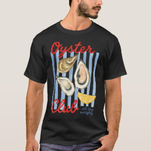 Camiseta Clube de Ostras Férias de Verão Feriado