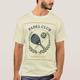 Camiseta Clube de Padel - Só para Membros ~ Presente para a
