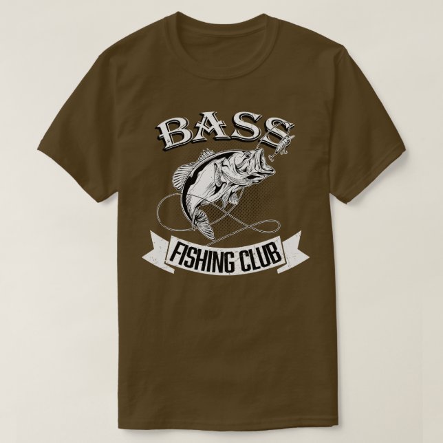 Camiseta Clube de Pesca Bass (Frente do Design)