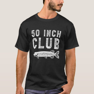 Camiseta Clube de Pesca de Lúcio de 50 Polegadas