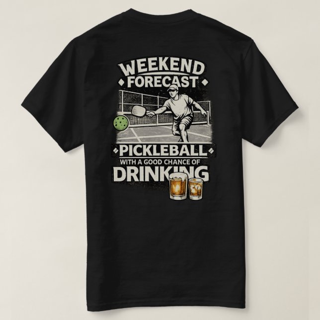 Camiseta Clube de Pickleball (Verso do Design)