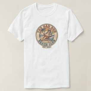 Camiseta Clube de Praia do Pai Engraçado - Férias de Verão 