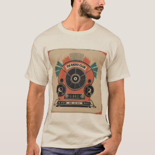 Camiseta Clube de Rádio FM - Teto de Rádio Retro