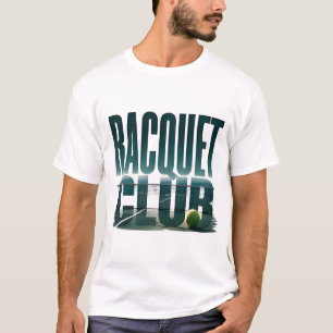 Camiseta Clube de Raquete Luxo Gráfico Esportivo