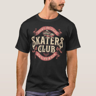 Camiseta Clube de skatistas distante califórnia emblem