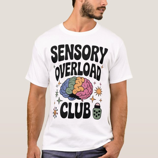 Camiseta Clube de Sobrecarga Sensorial  (Frente)