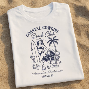 Camiseta Clube de Solteira Cowgirl Costeira