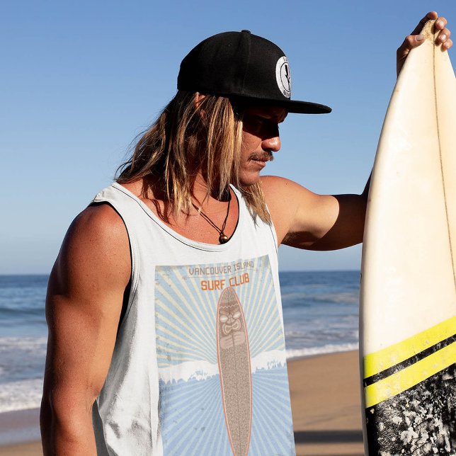 Camiseta Clube de Surf da Ilha Vacnouver 1965 T-Shirt (Criador carregado)