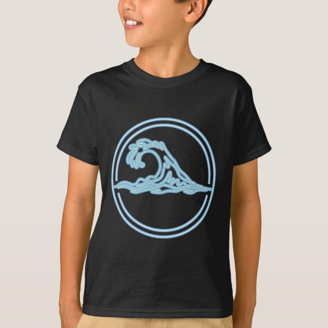 Camiseta Clube de Surf de Ondas Grandes Cloudbreak, Gráfico (Frente)