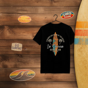 Camiseta Clube de Surf La Sirena - Design de Surf de Mermai