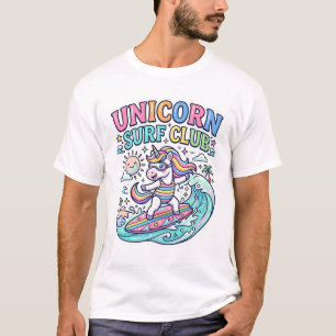 Camiseta Clube de Surf Unicórnio