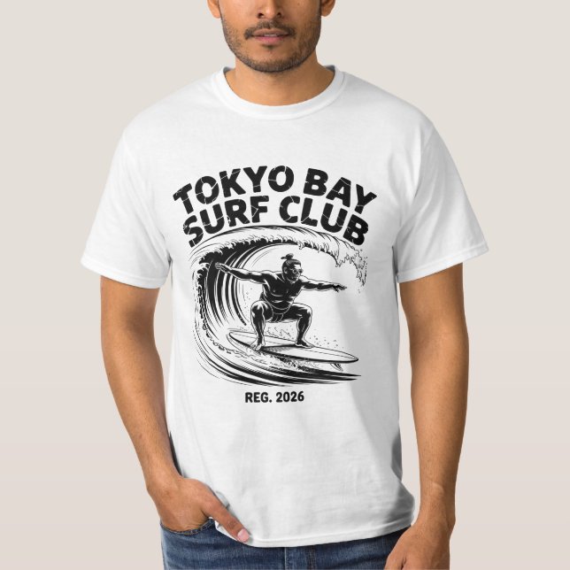 CAMISETA CLUBE DE SURFE DA BAÍA DE TÓQUIO (Frente)